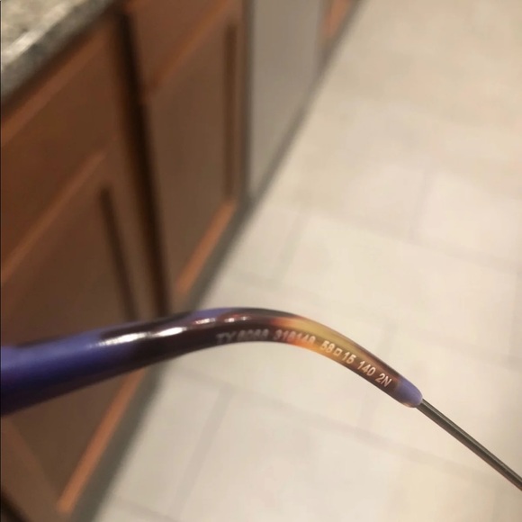 Tory Burch Oval Gradient Sunglasses - Picture 7 of 8